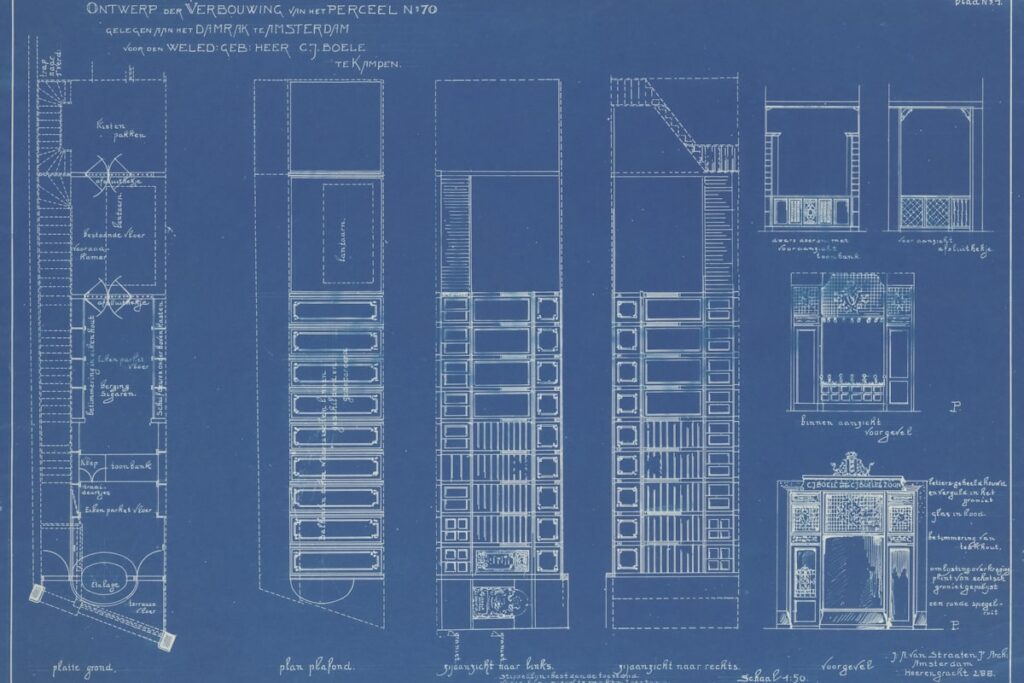 Technische bouwtekening als illustratie bij wat AutoCAD kost